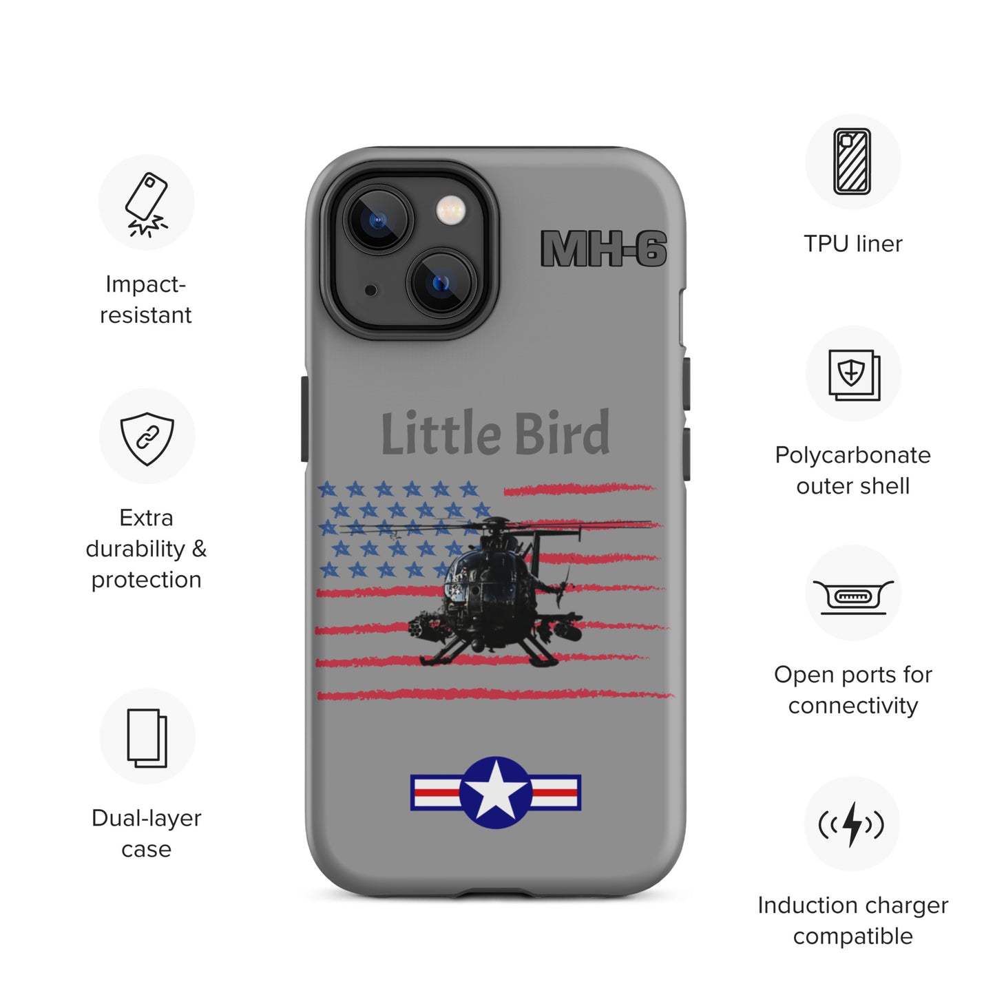 Little Bird Patriot iPhone Case (Without Quotes)