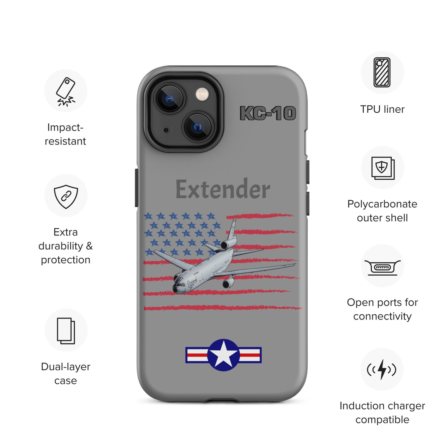 Extender Patriot iPhone Case (Without Quotes)