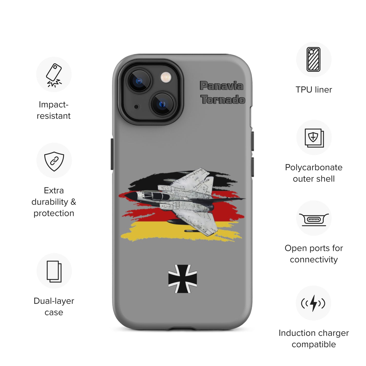 Tornado Patriot iPhone Case (Without Quotes)