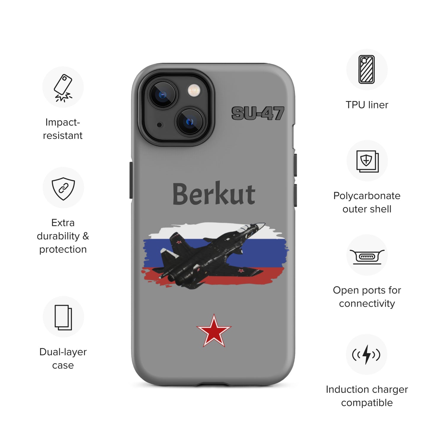 Berkut Patriot iPhone Case (Without Quotes)