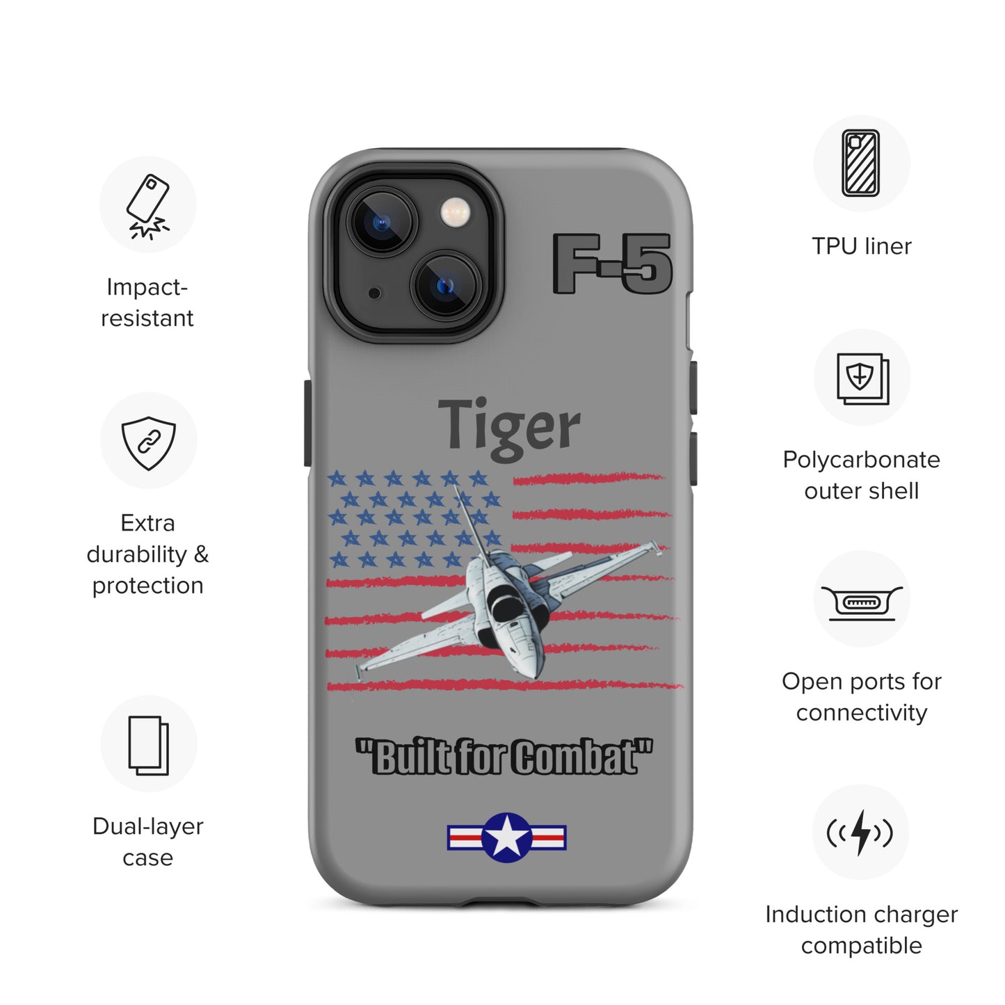 Tiger Patriot iPhone Case
