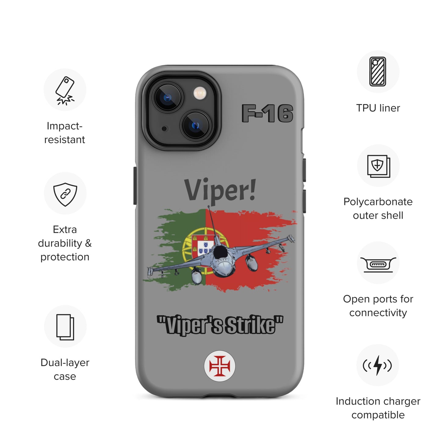 Portuguese Viper Patriot iPhone Case