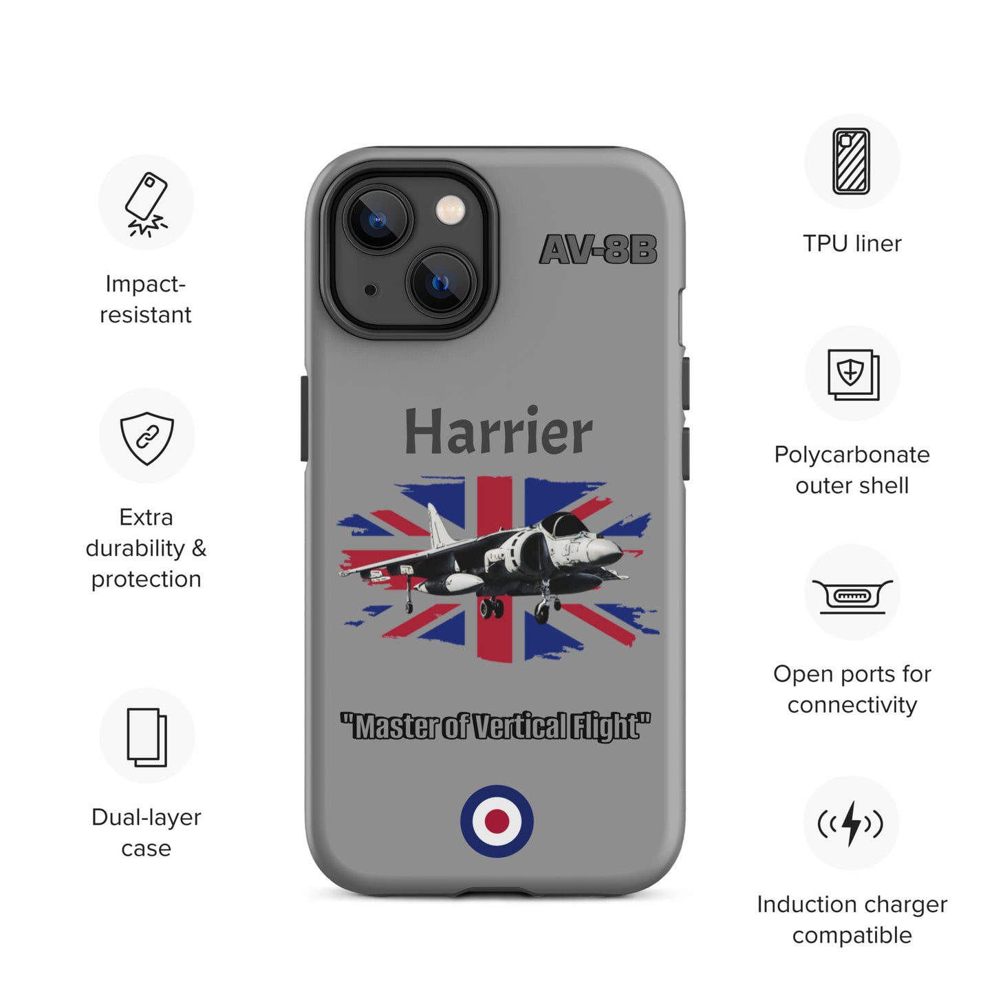 British Harrier Patriot iPhone Case
