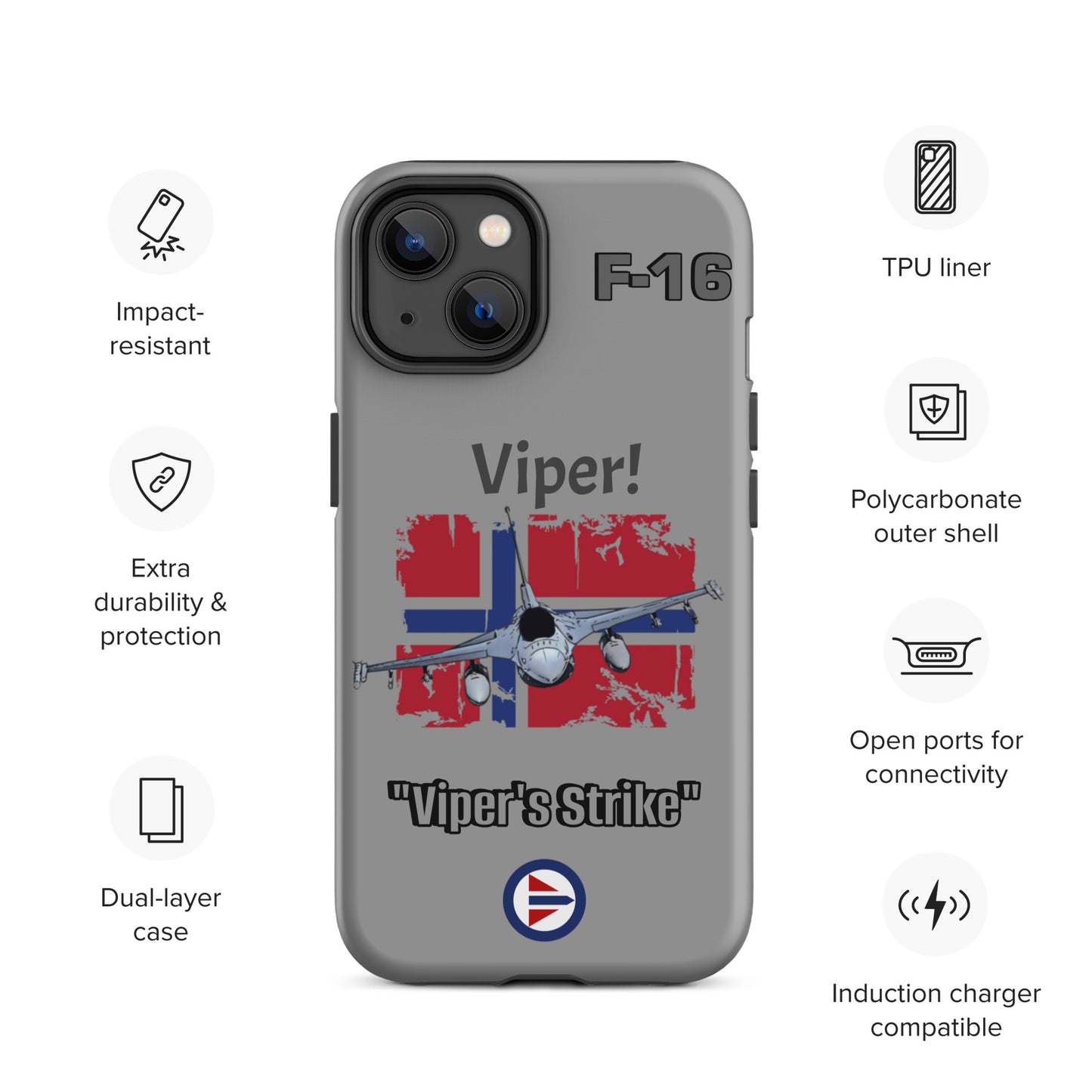 Norwegian Viper Patriot iPhone Case