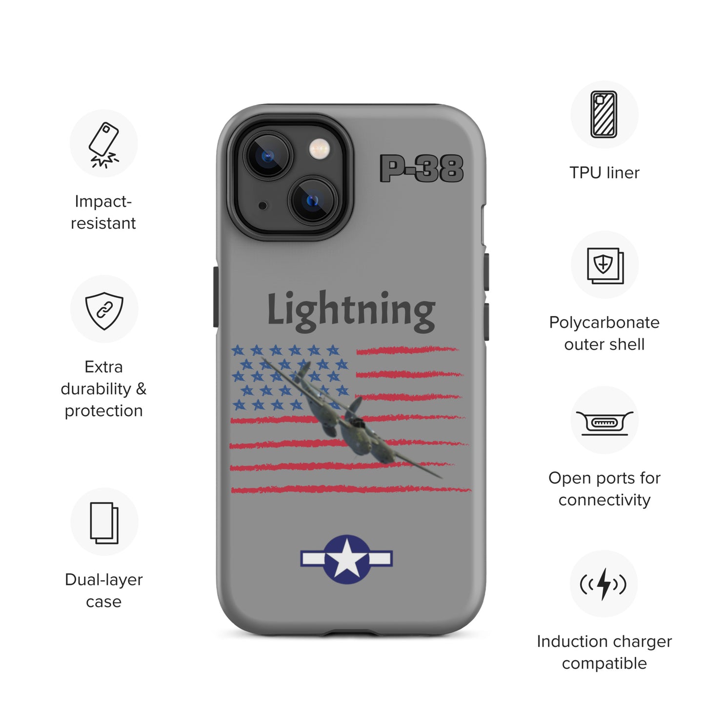 WWII Lightning Patriot iPhone Case
