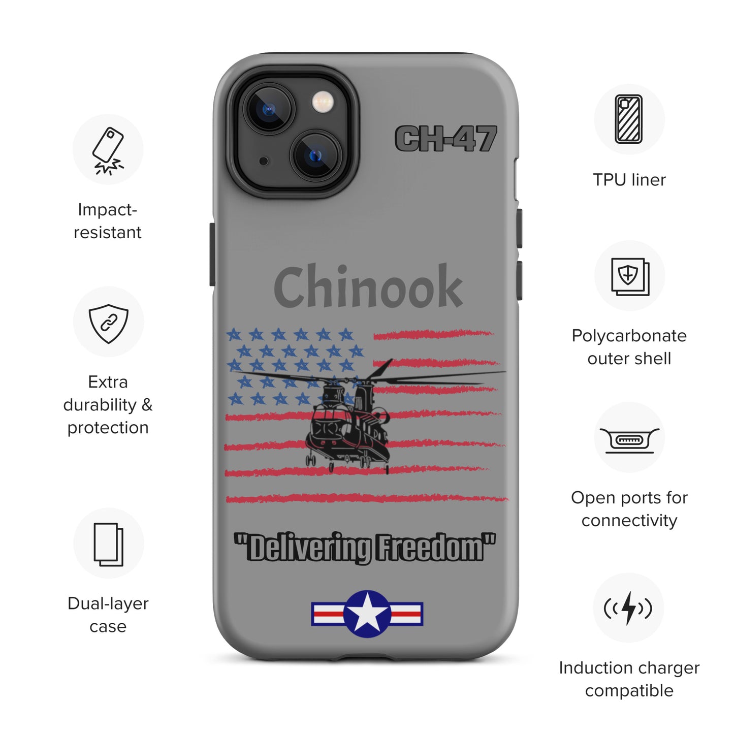 Chinook Patriot iPhone Case