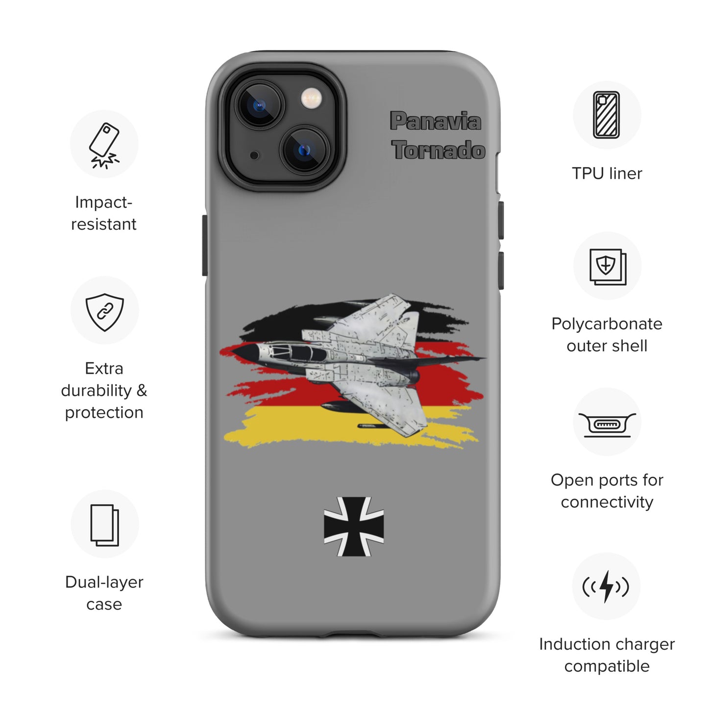 Tornado Patriot iPhone Case (Without Quotes)