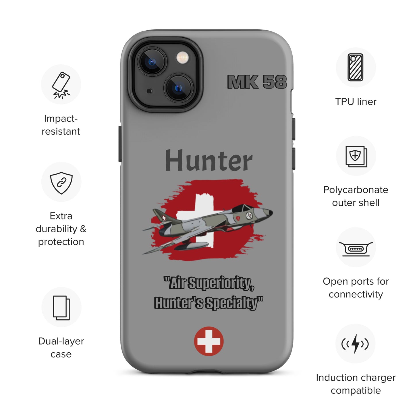 Swiss Hunter Patriot iPhone Case