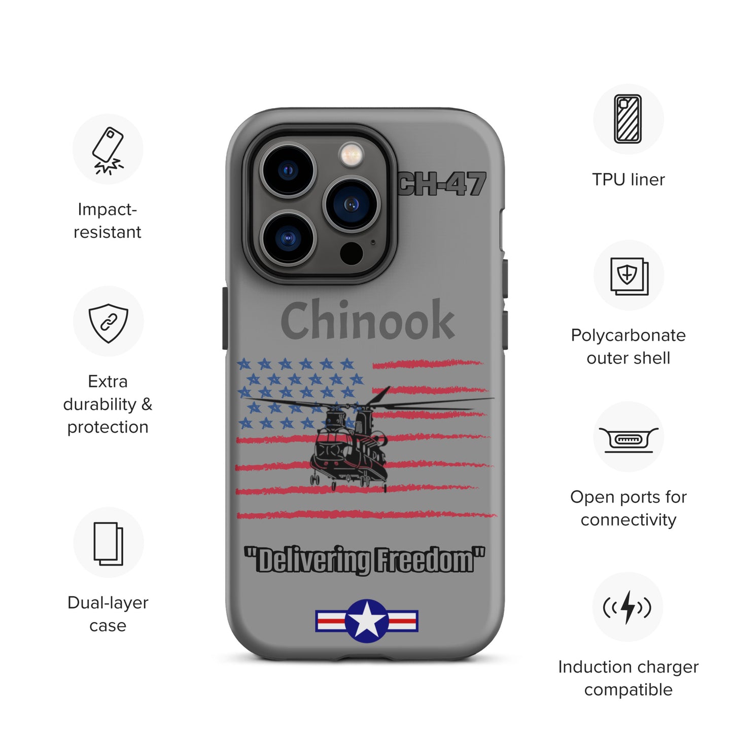 Chinook Patriot iPhone Case