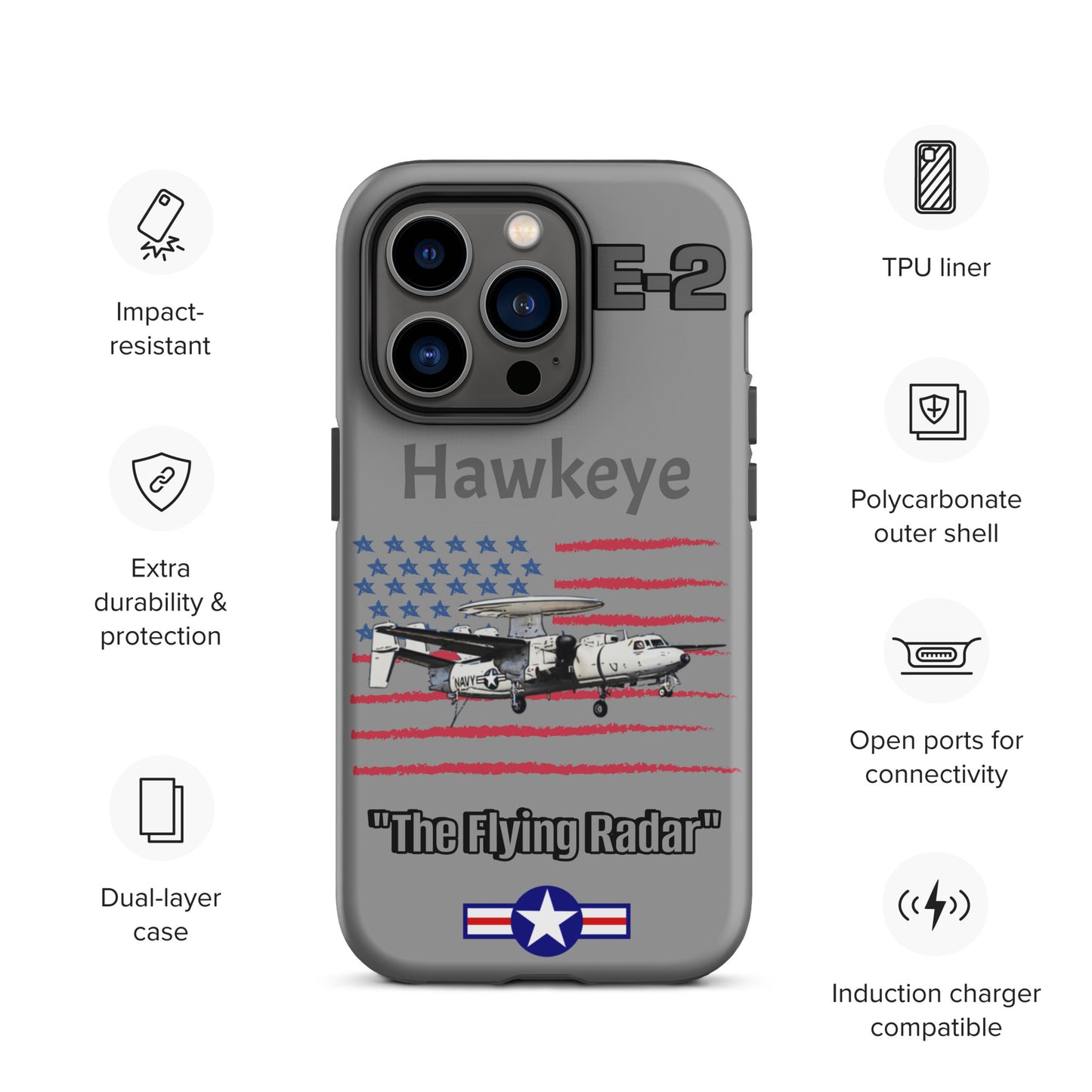 Hawkeye Patriot iPhone Case