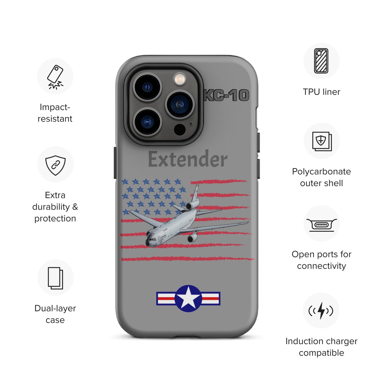 Extender Patriot iPhone Case (Without Quotes)