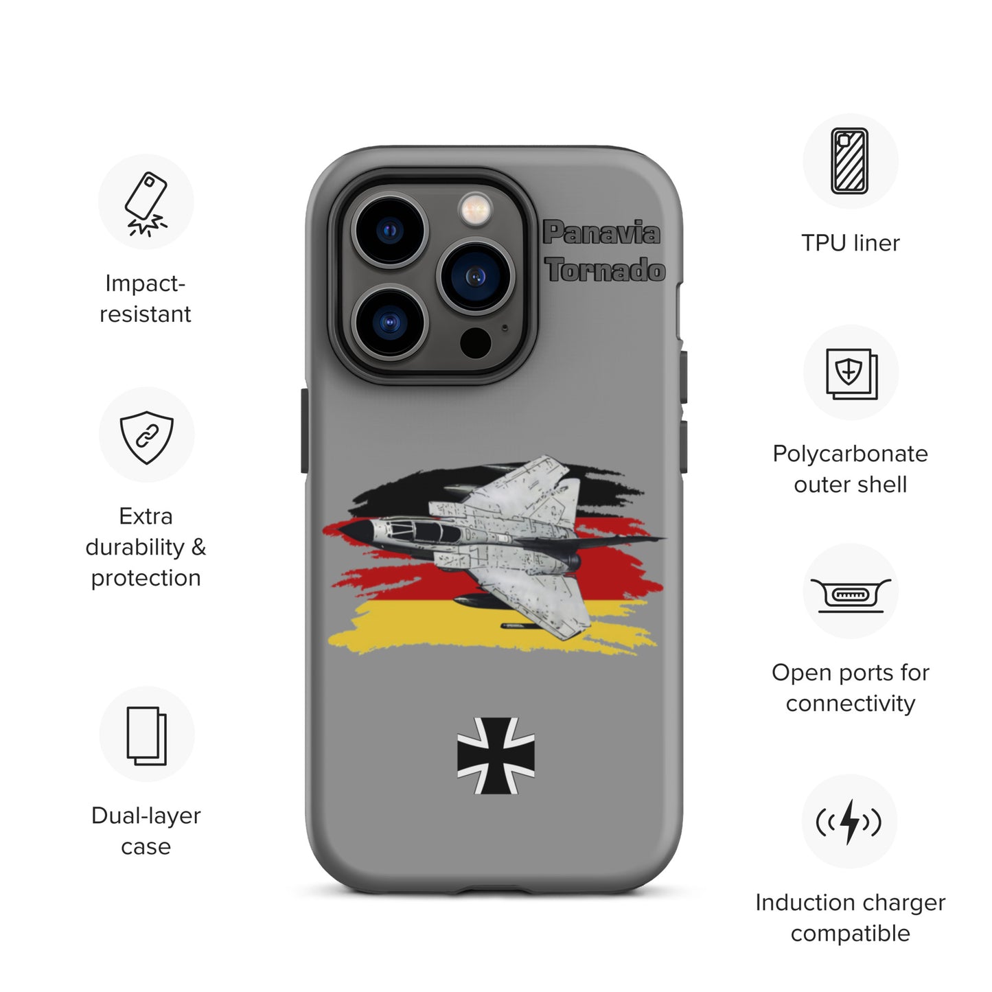 Tornado Patriot iPhone Case (Without Quotes)