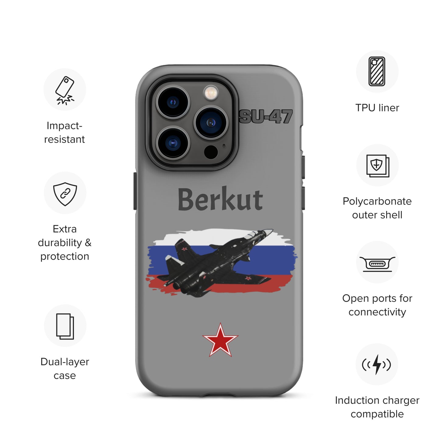 Berkut Patriot iPhone Case (Without Quotes)