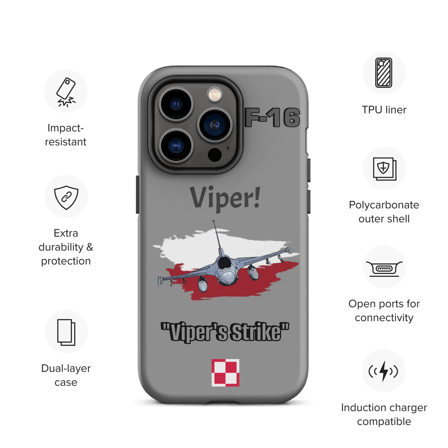 Polish Viper Patriot iPhone Case