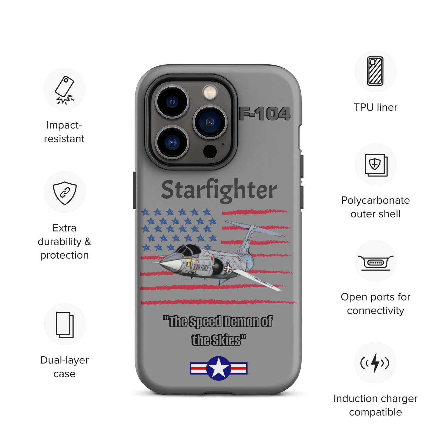 Starfighter Patriot iPhone Case