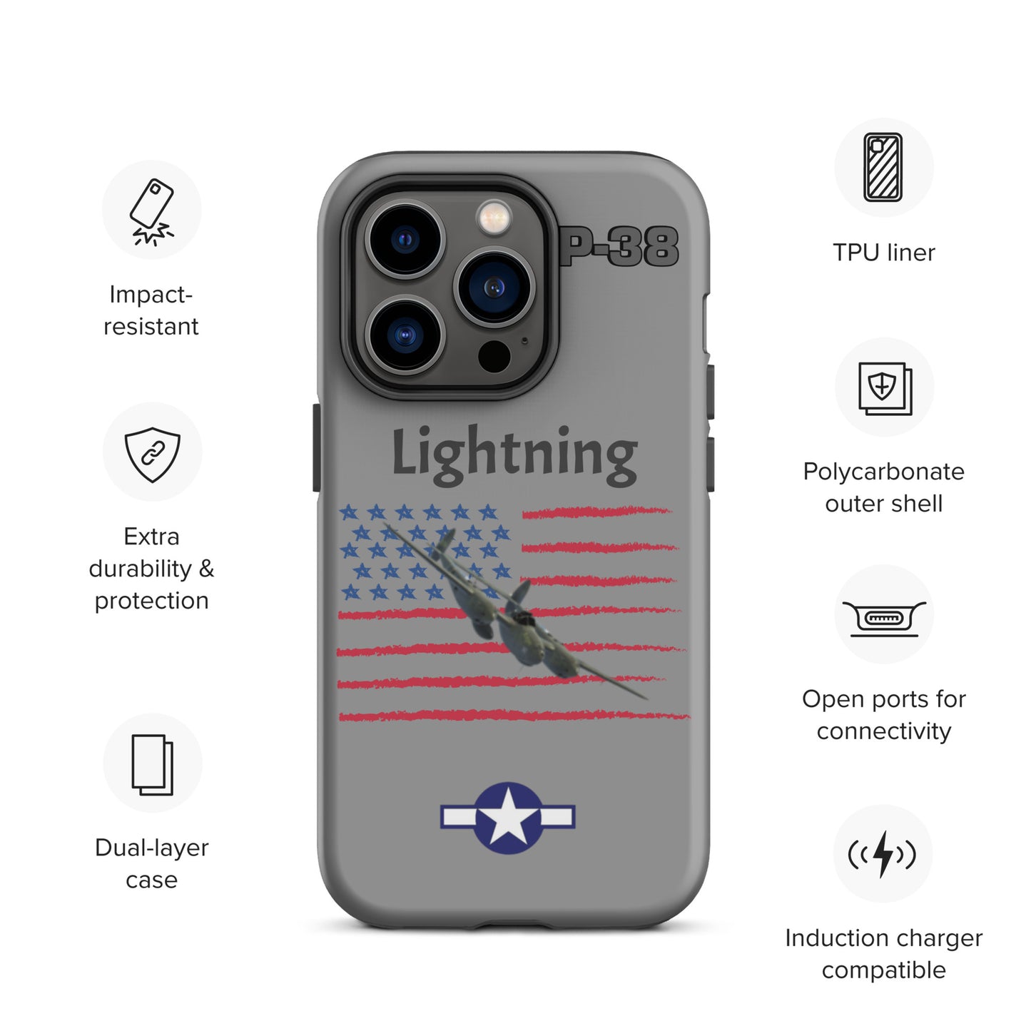 WWII Lightning Patriot iPhone Case