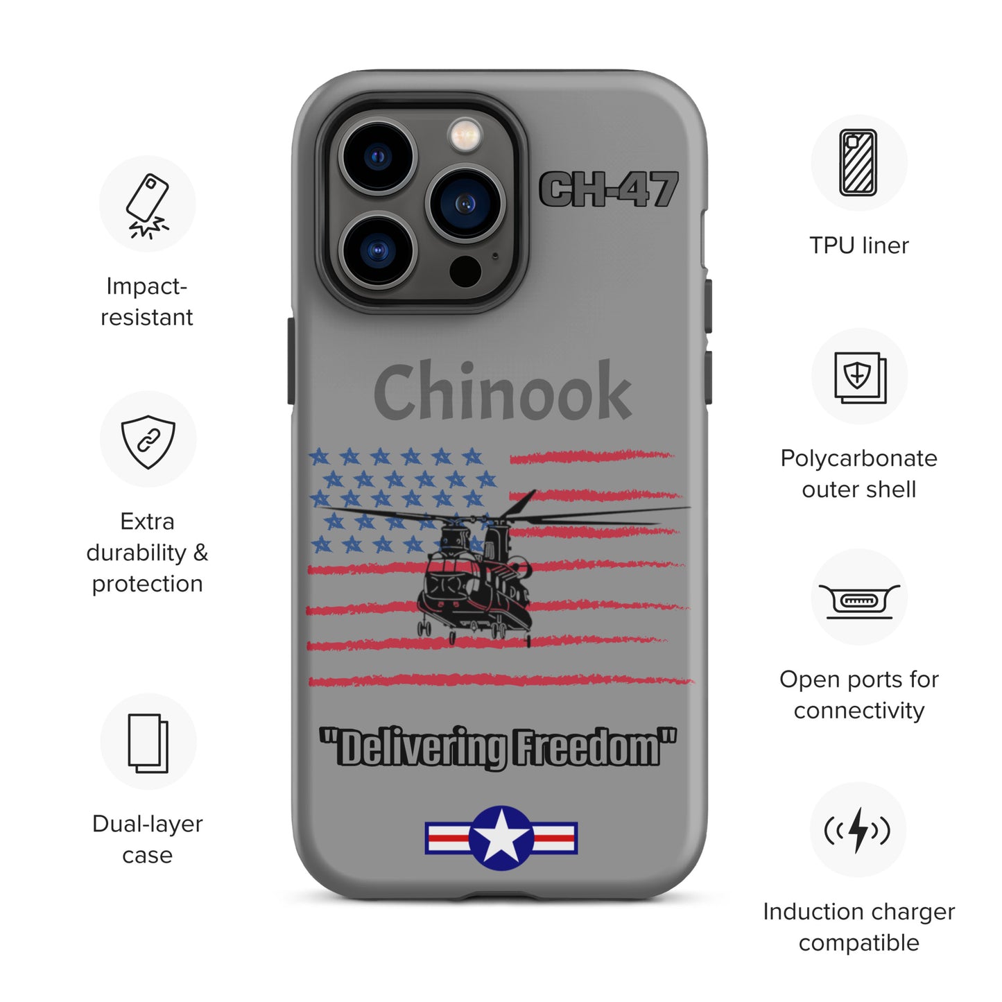 Chinook Patriot iPhone Case