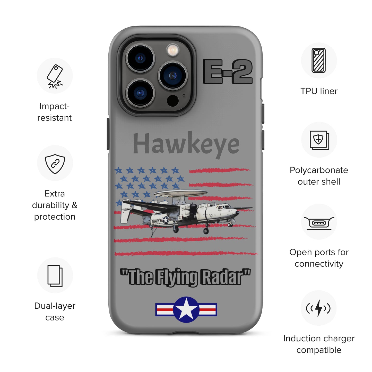 Hawkeye Patriot iPhone Case