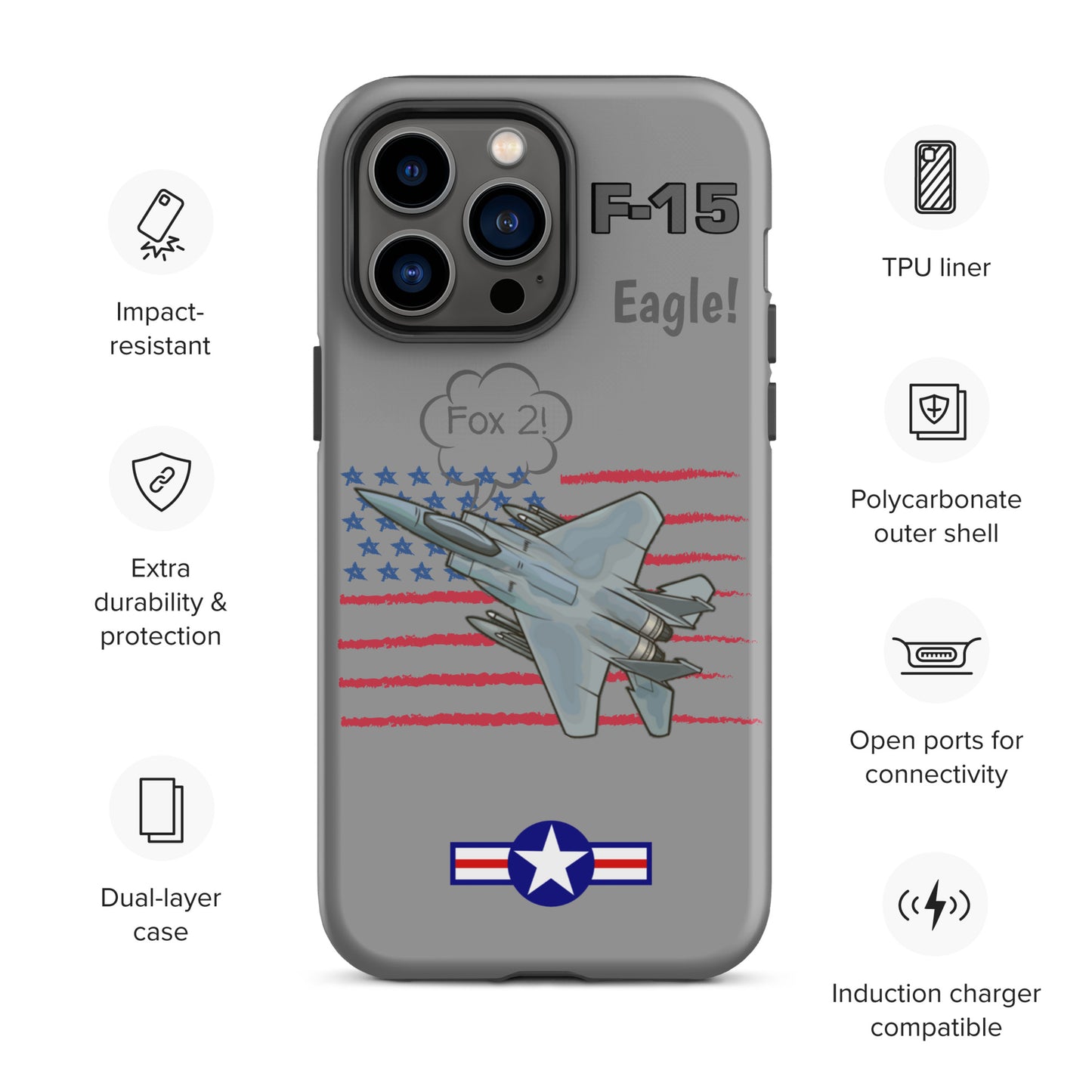Eagle Wings Freedom iPhone Case (Without Quotes)