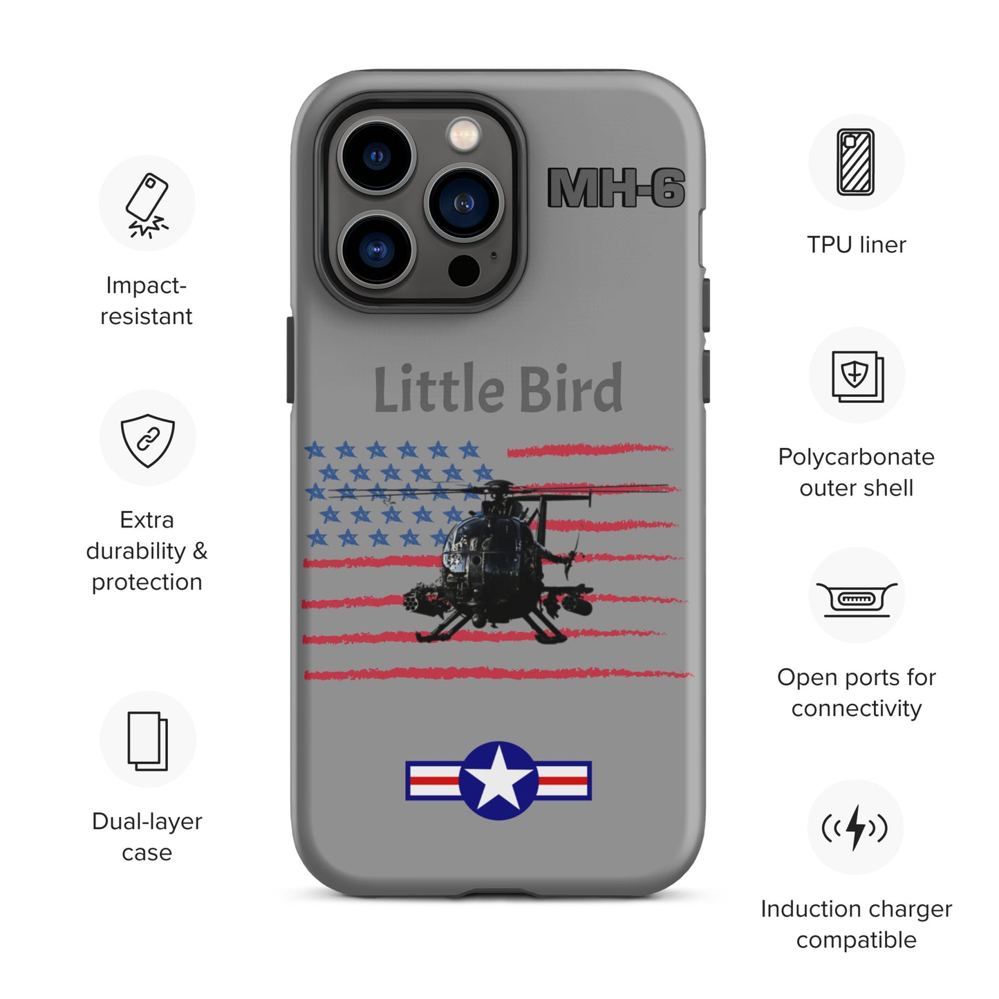 Little Bird Patriot iPhone Case (Without Quotes)