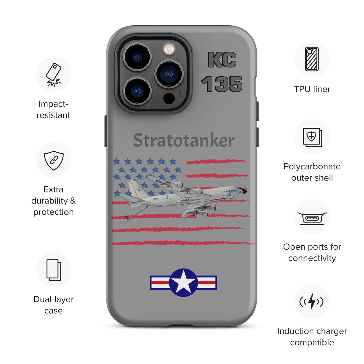 Stratotanker Patriot iPhone Case (Without Quotes)