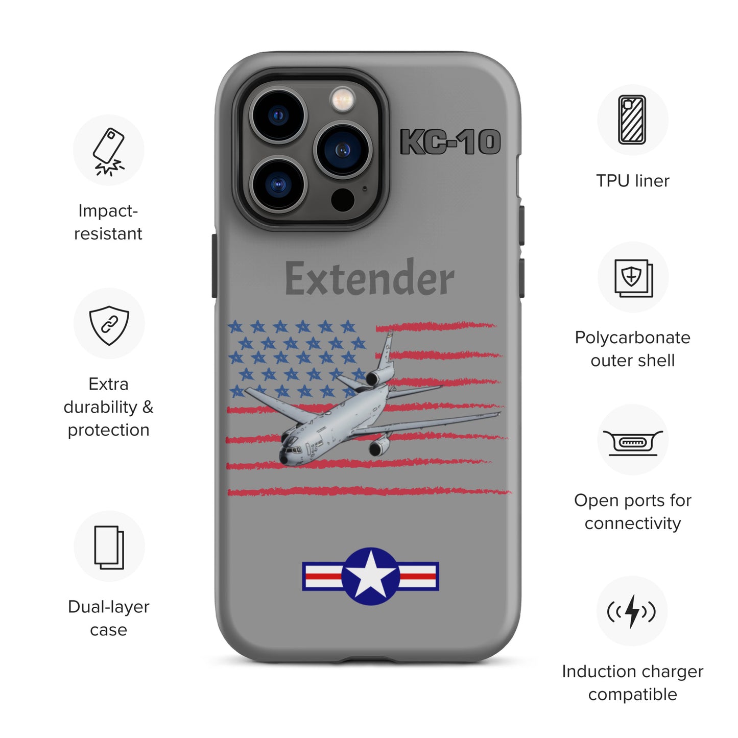 Extender Patriot iPhone Case (Without Quotes)