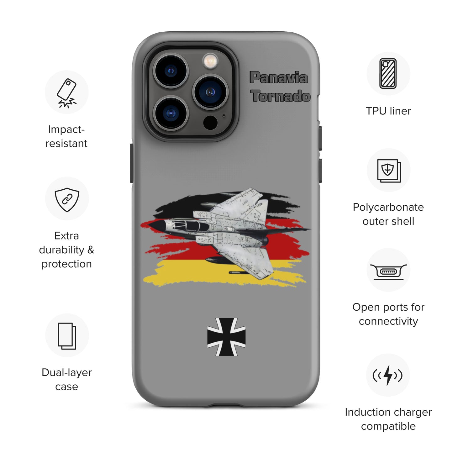 Tornado Patriot iPhone Case (Without Quotes)