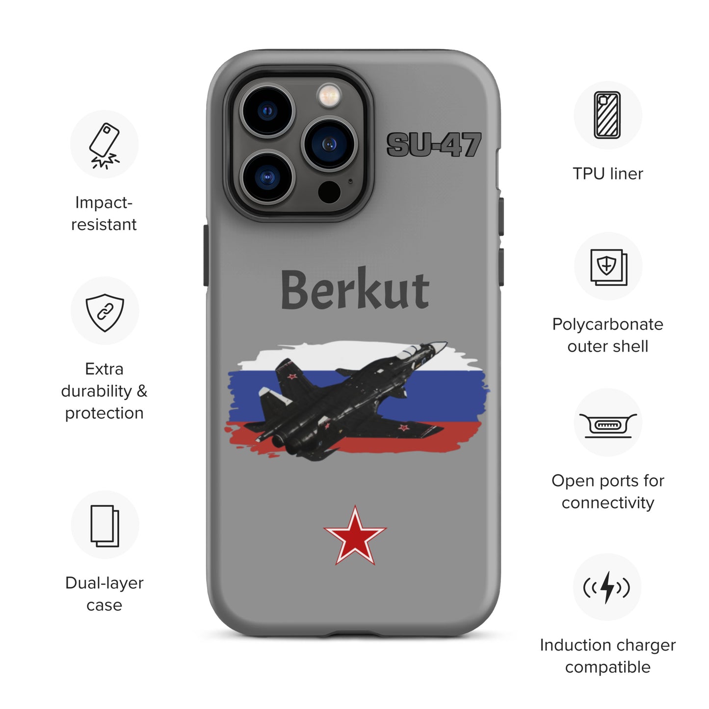 Berkut Patriot iPhone Case (Without Quotes)