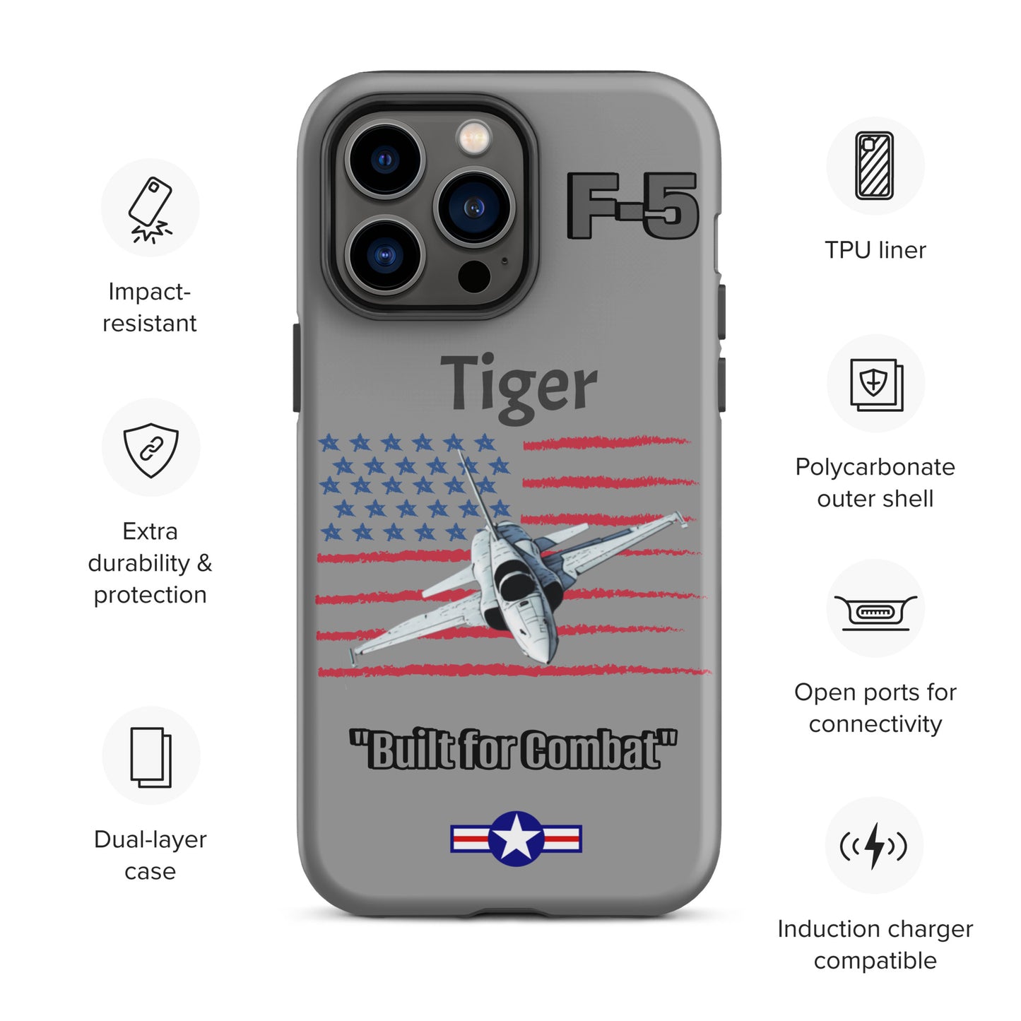 Tiger Patriot iPhone Case