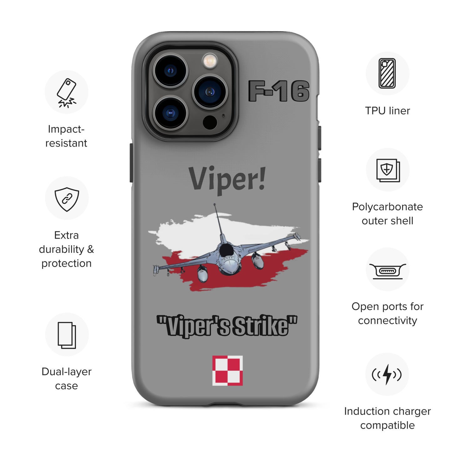 Polish Viper Patriot iPhone Case