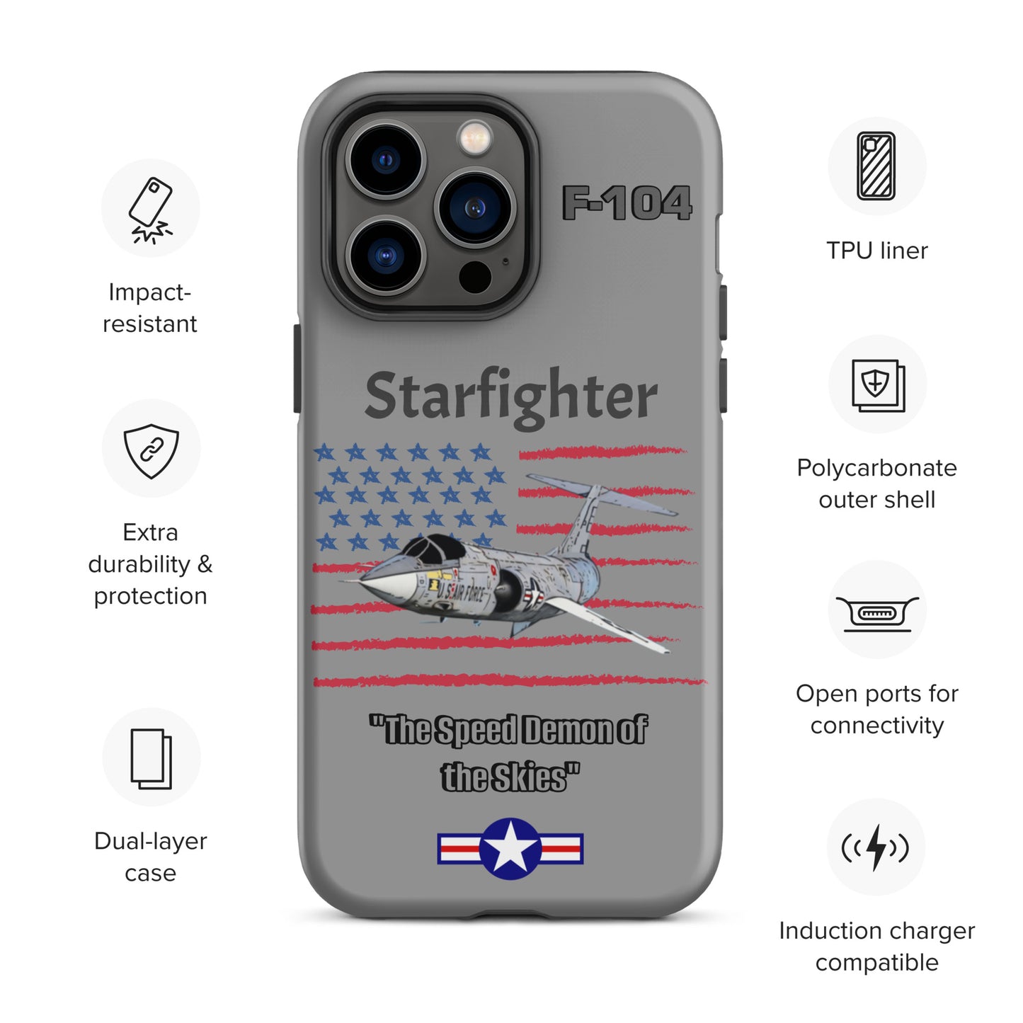 Starfighter Patriot iPhone Case