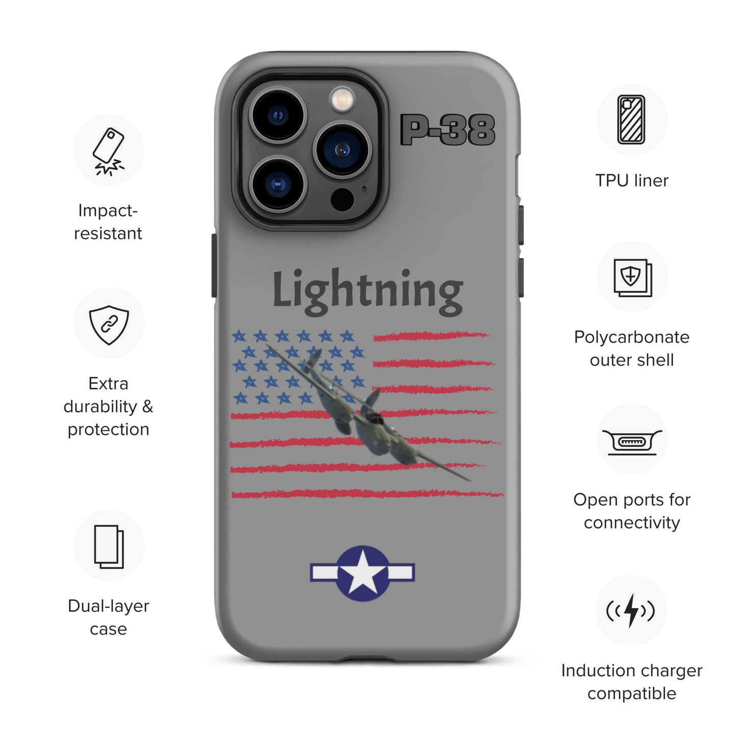 WWII Lightning Patriot iPhone Case