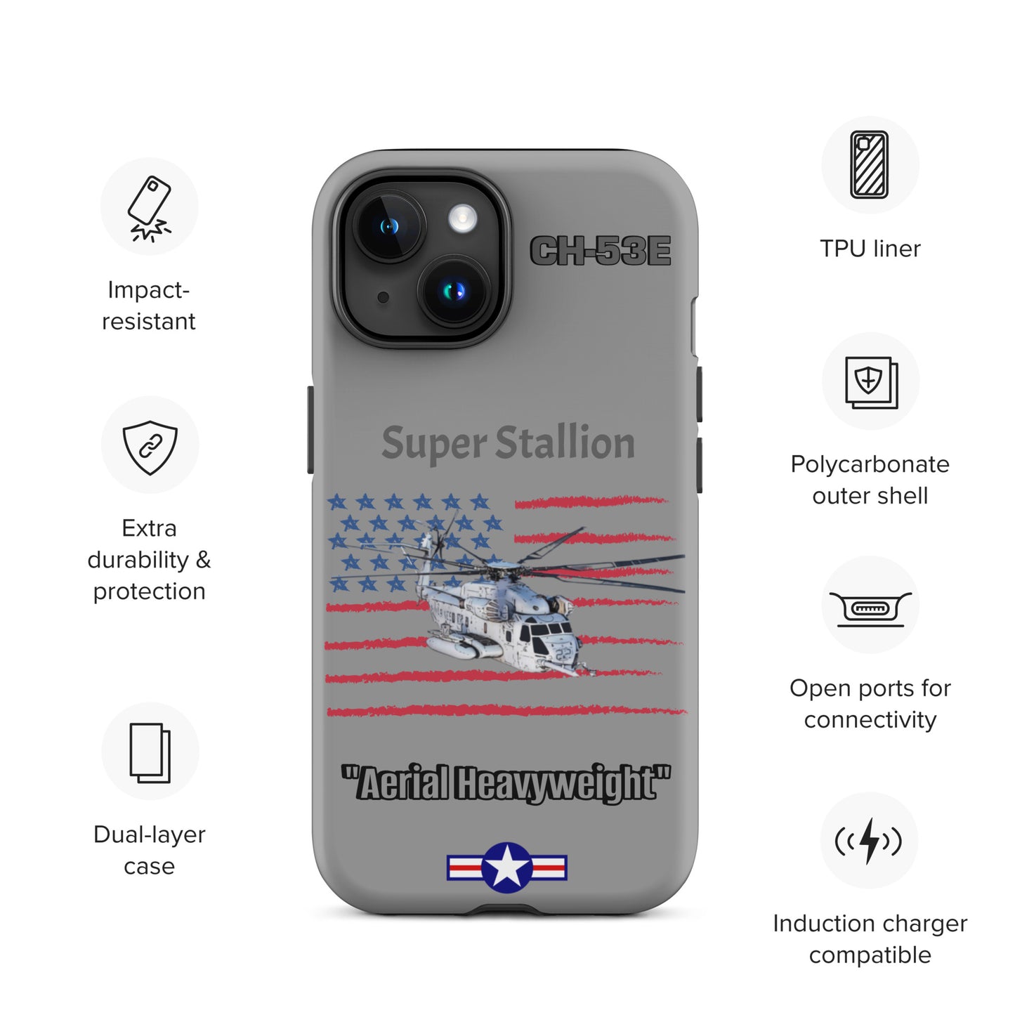 Super Stallion Patriot iPhone Case