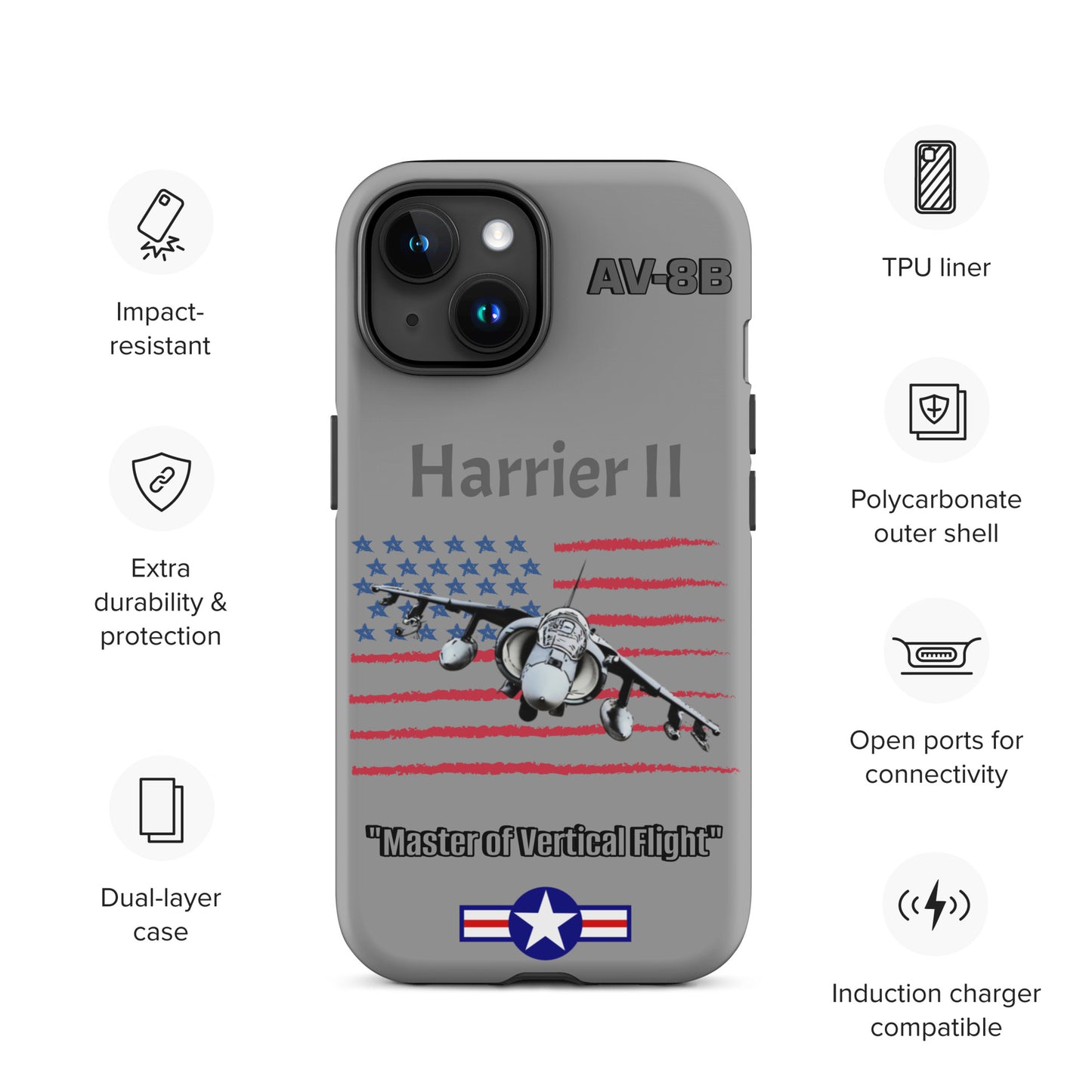 Harrier Patriot iPhone Case