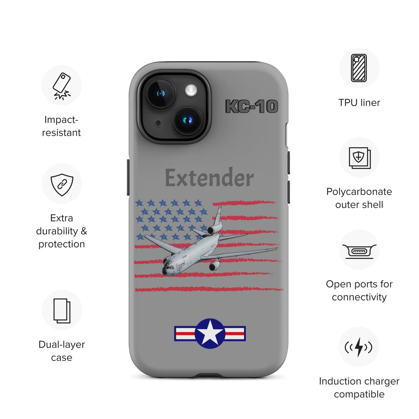 Extender Patriot iPhone Case (Without Quotes)