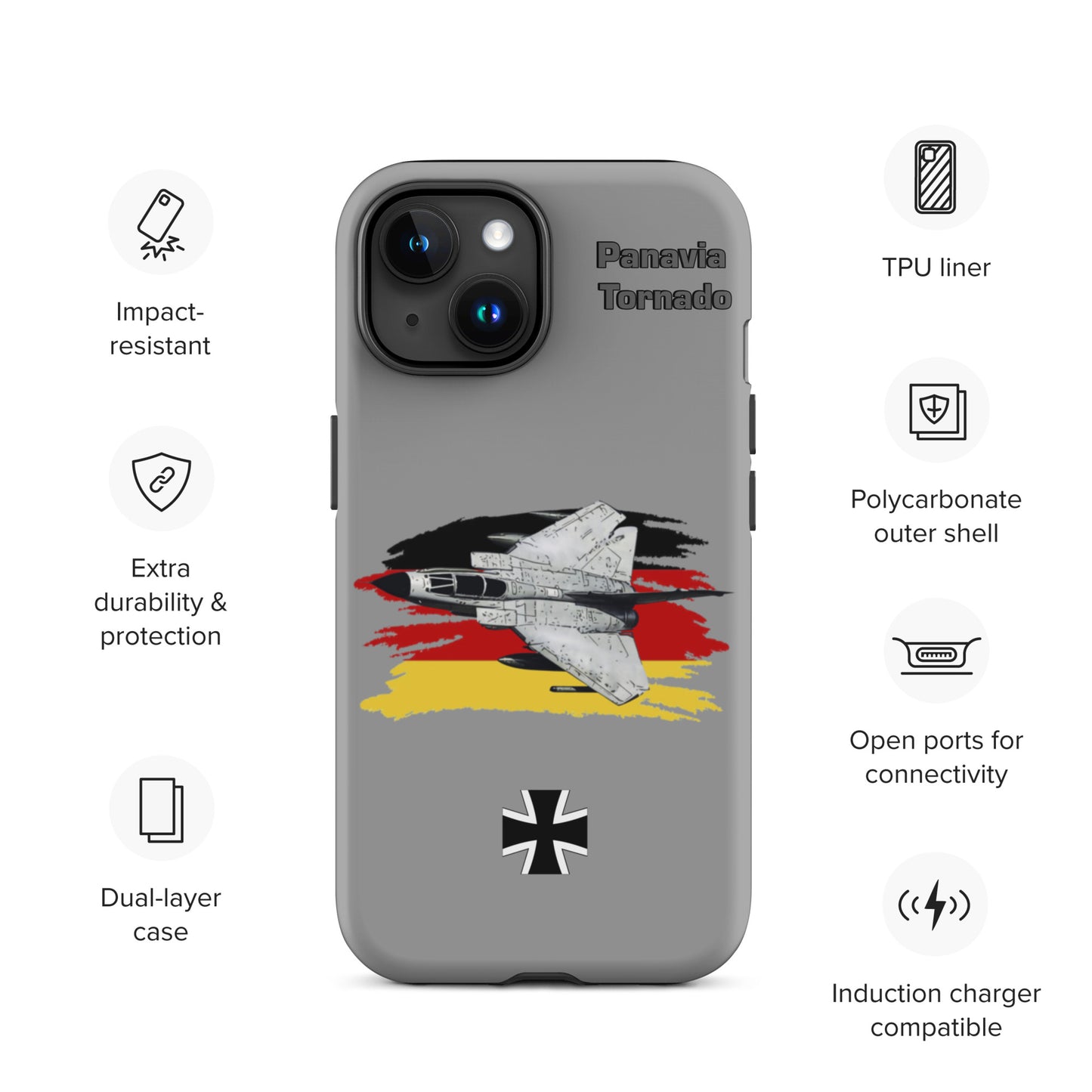 Tornado Patriot iPhone Case (Without Quotes)