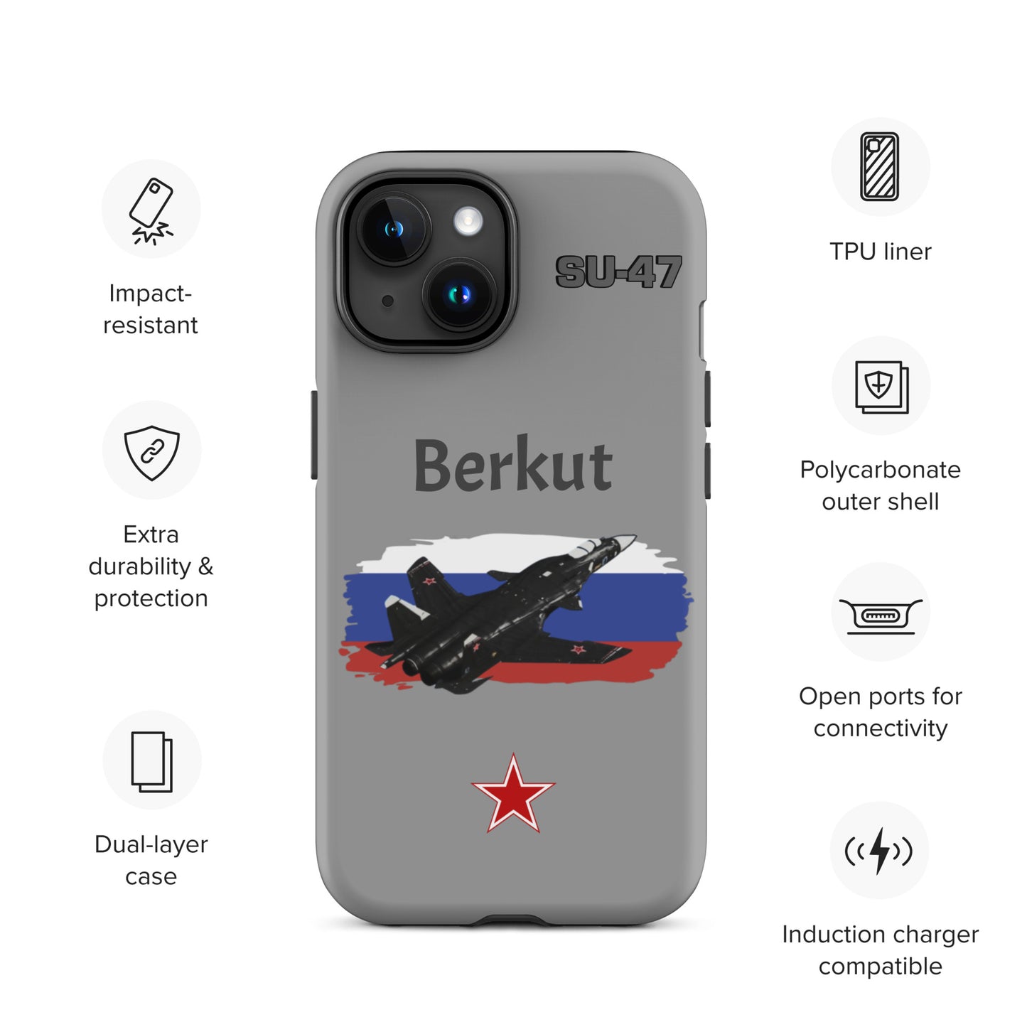 Berkut Patriot iPhone Case (Without Quotes)