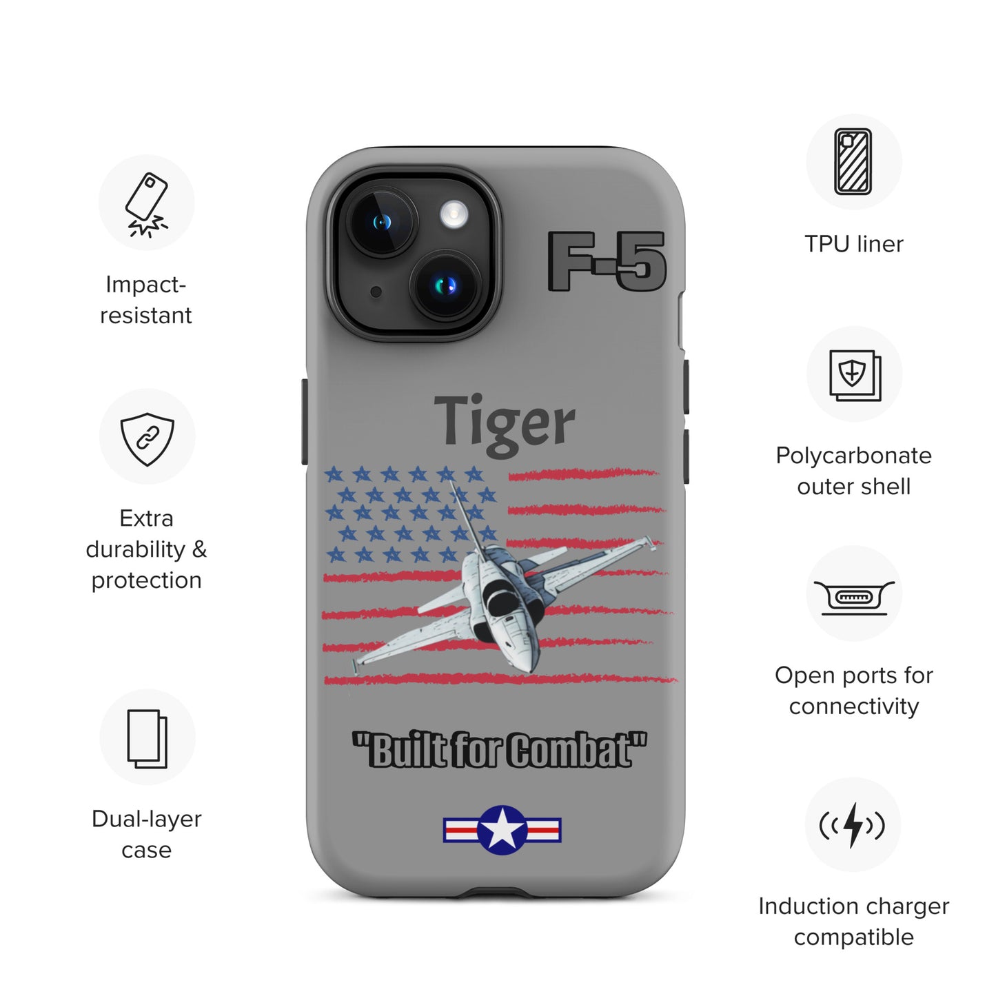 Tiger Patriot iPhone Case