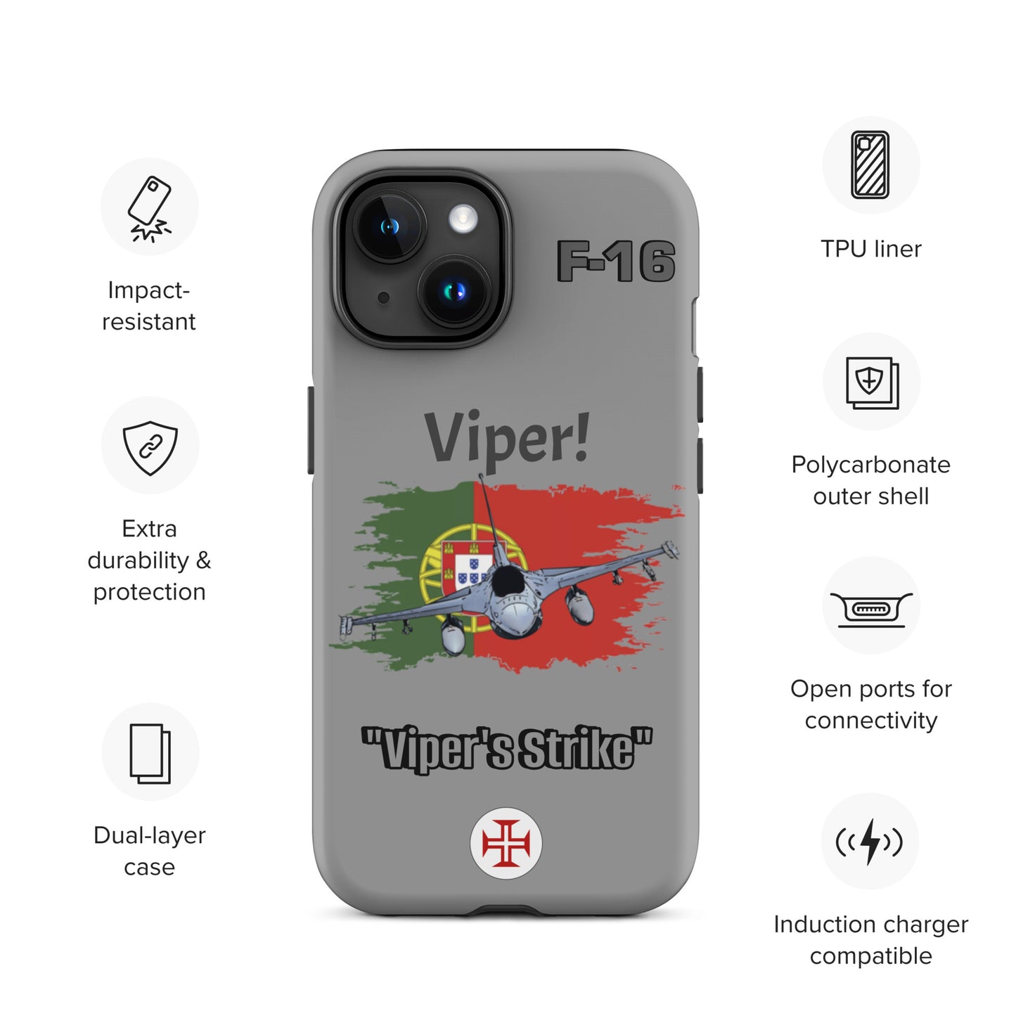 Portuguese Viper Patriot iPhone Case