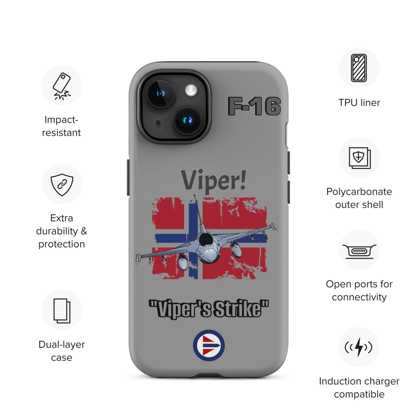 Norwegian Viper Patriot iPhone Case