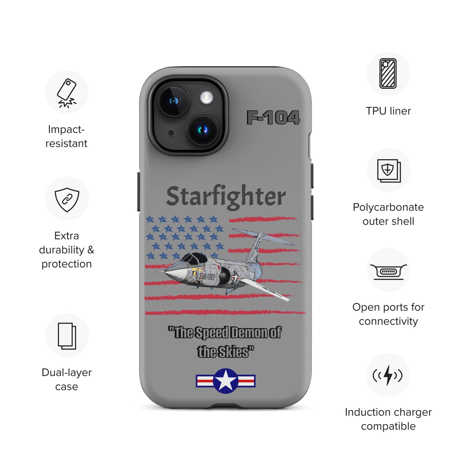 Starfighter Patriot iPhone Case