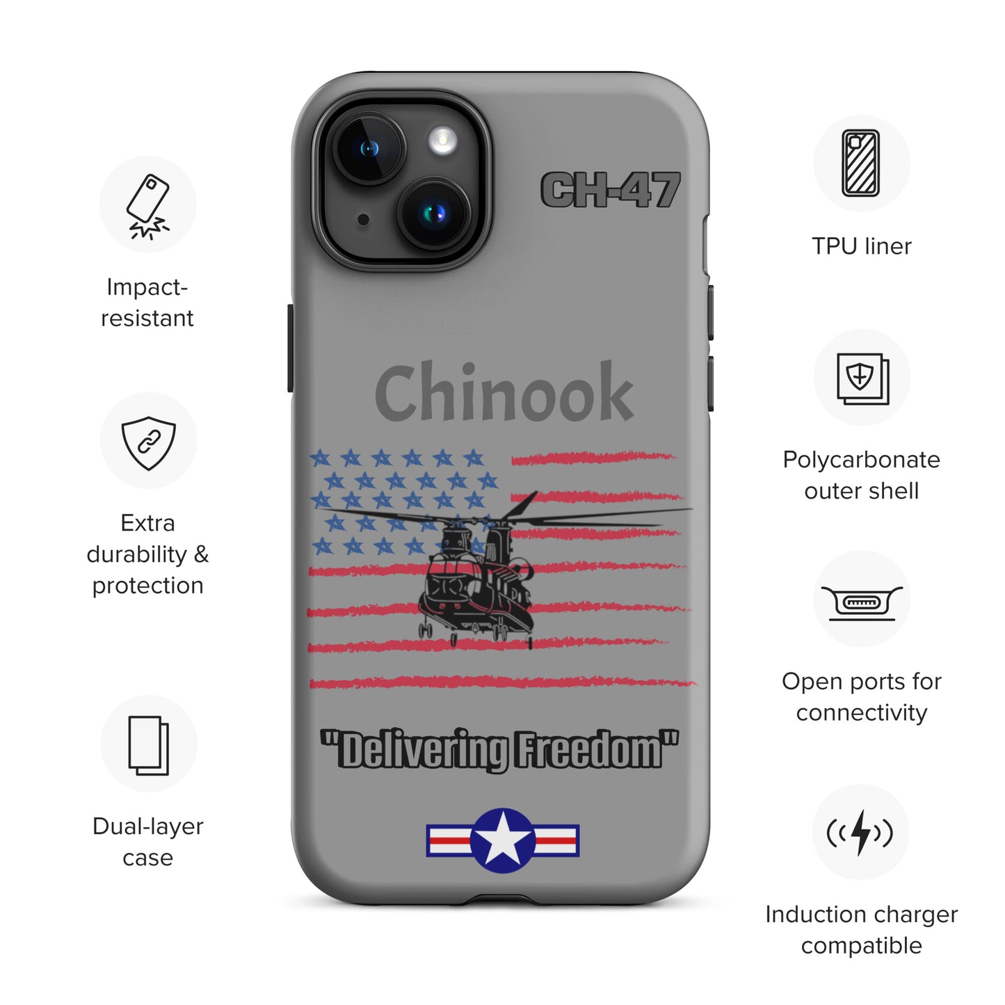 Chinook Patriot iPhone Case