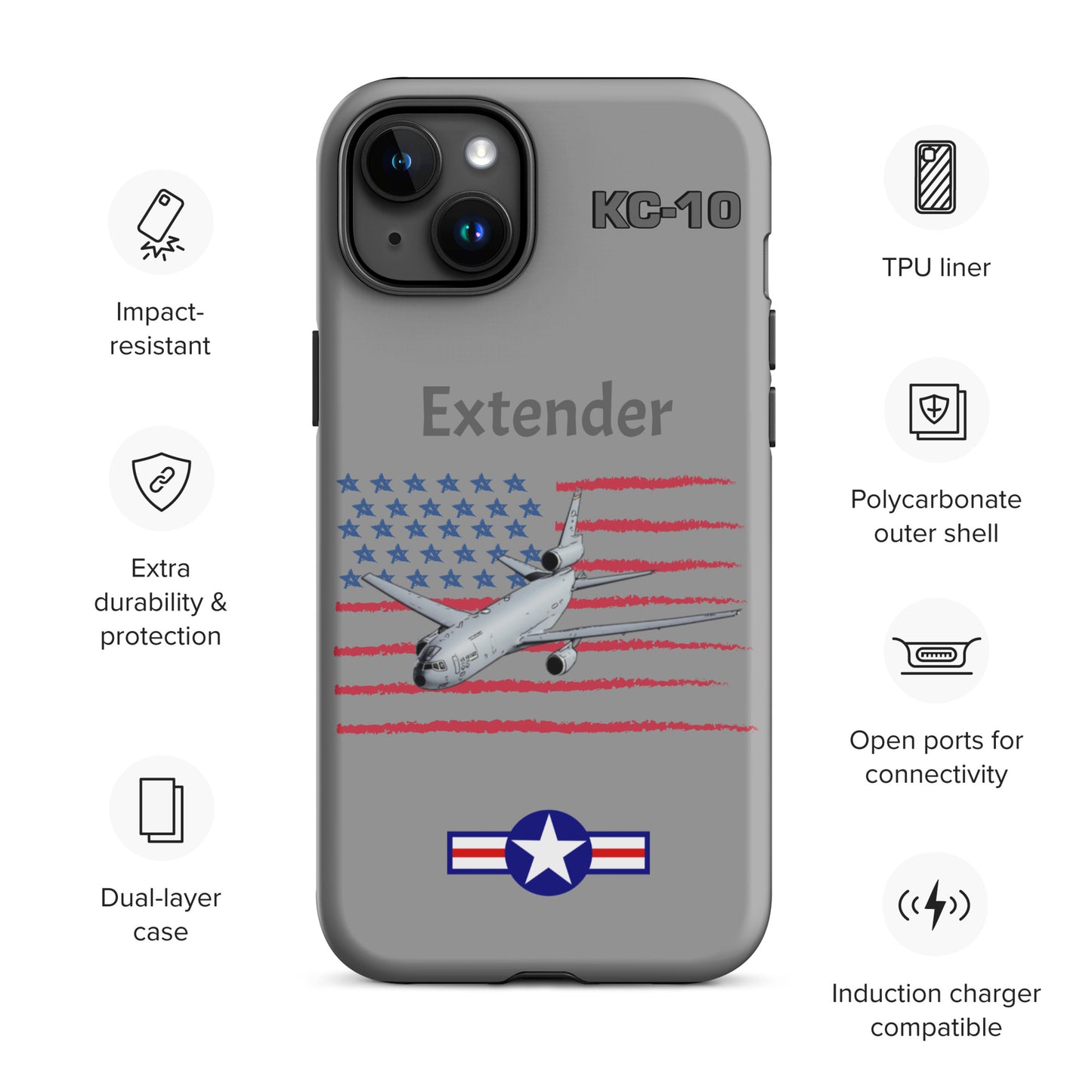 Extender Patriot iPhone Case (Without Quotes)