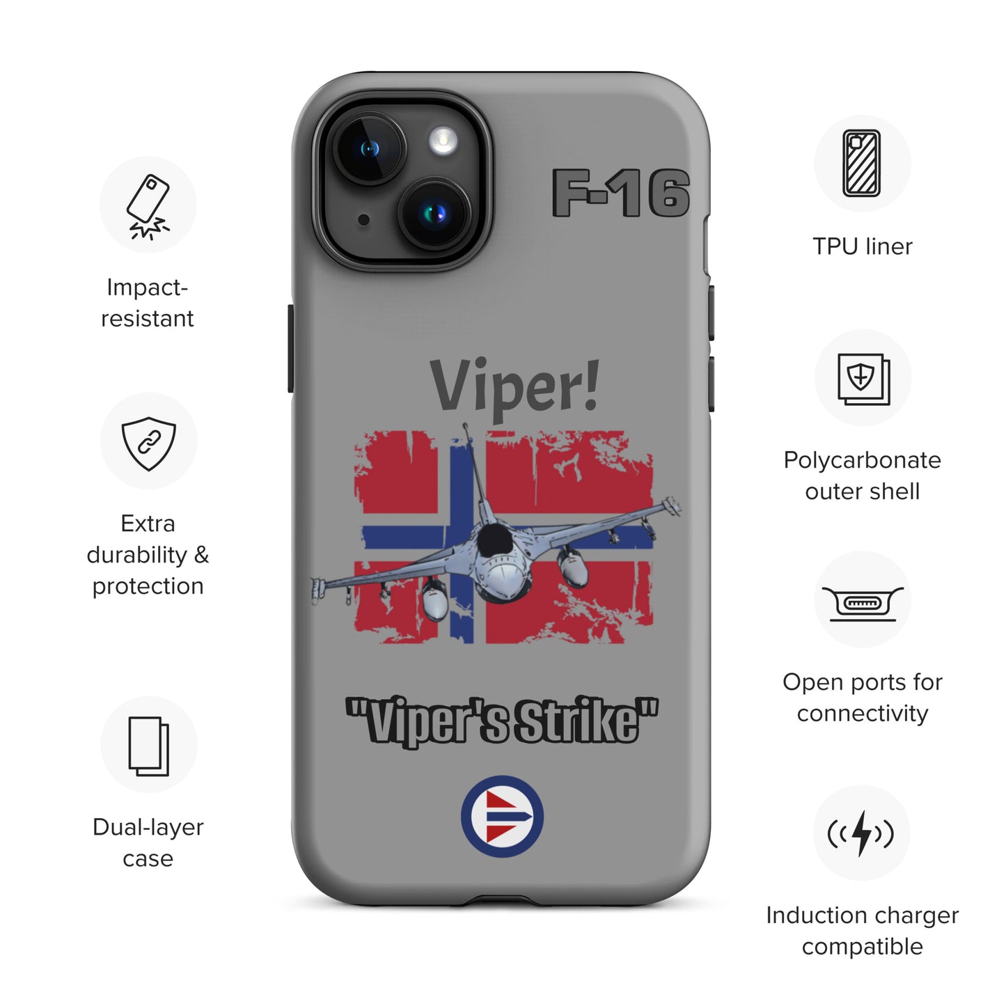 Norwegian Viper Patriot iPhone Case