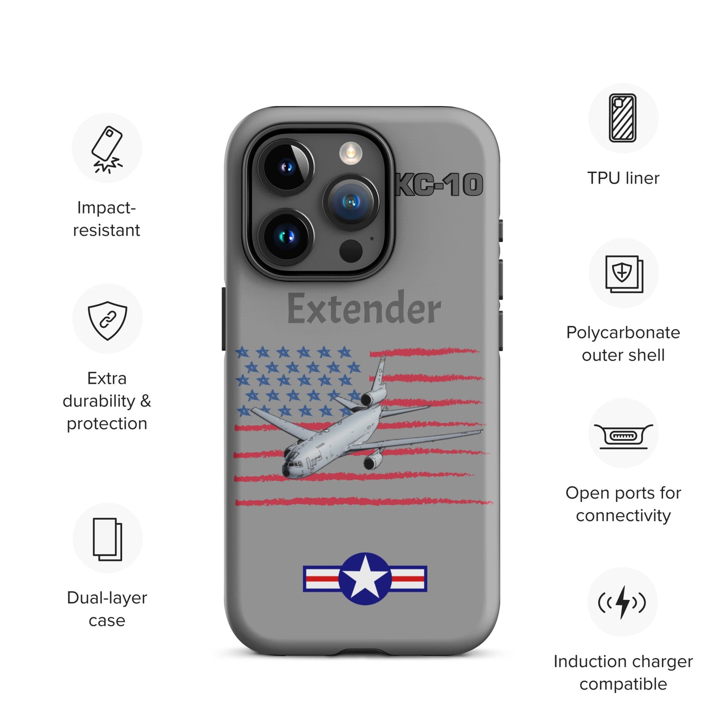 Extender Patriot iPhone Case (Without Quotes)