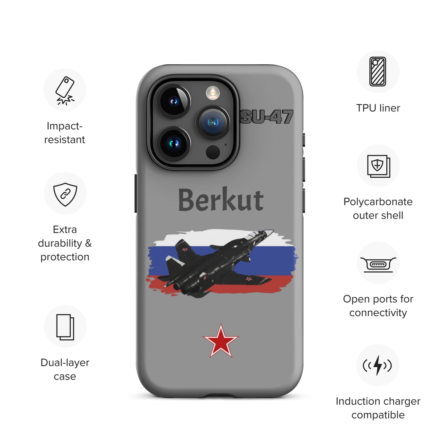 Berkut Patriot iPhone Case (Without Quotes)