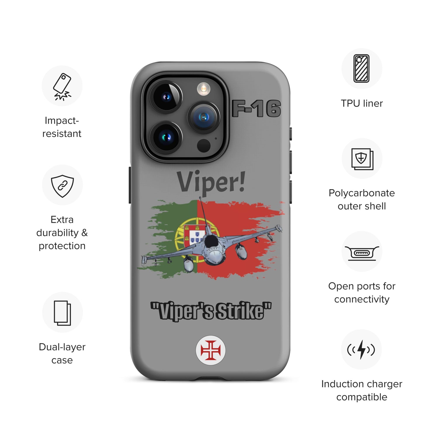 Portuguese Viper Patriot iPhone Case