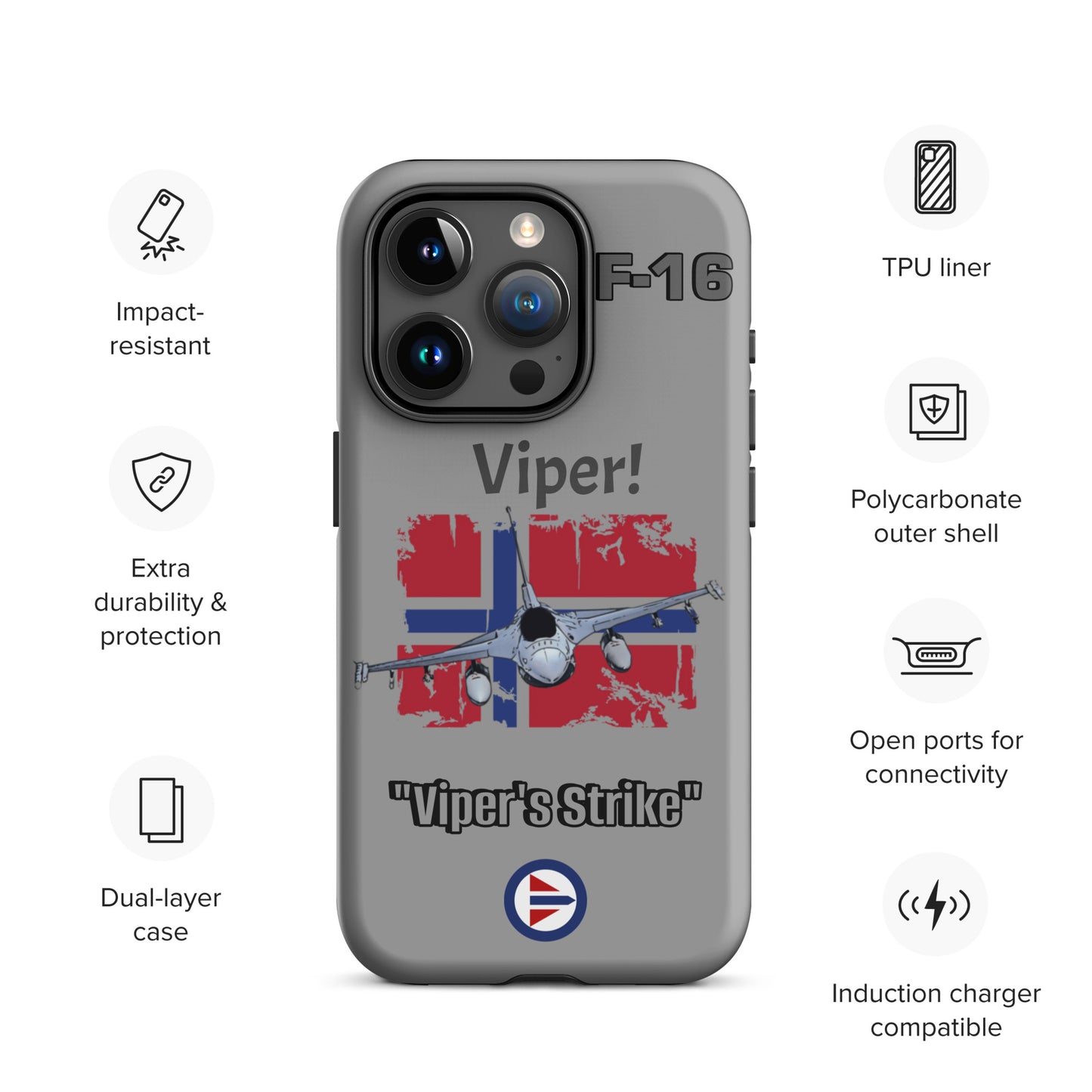 Norwegian Viper Patriot iPhone Case