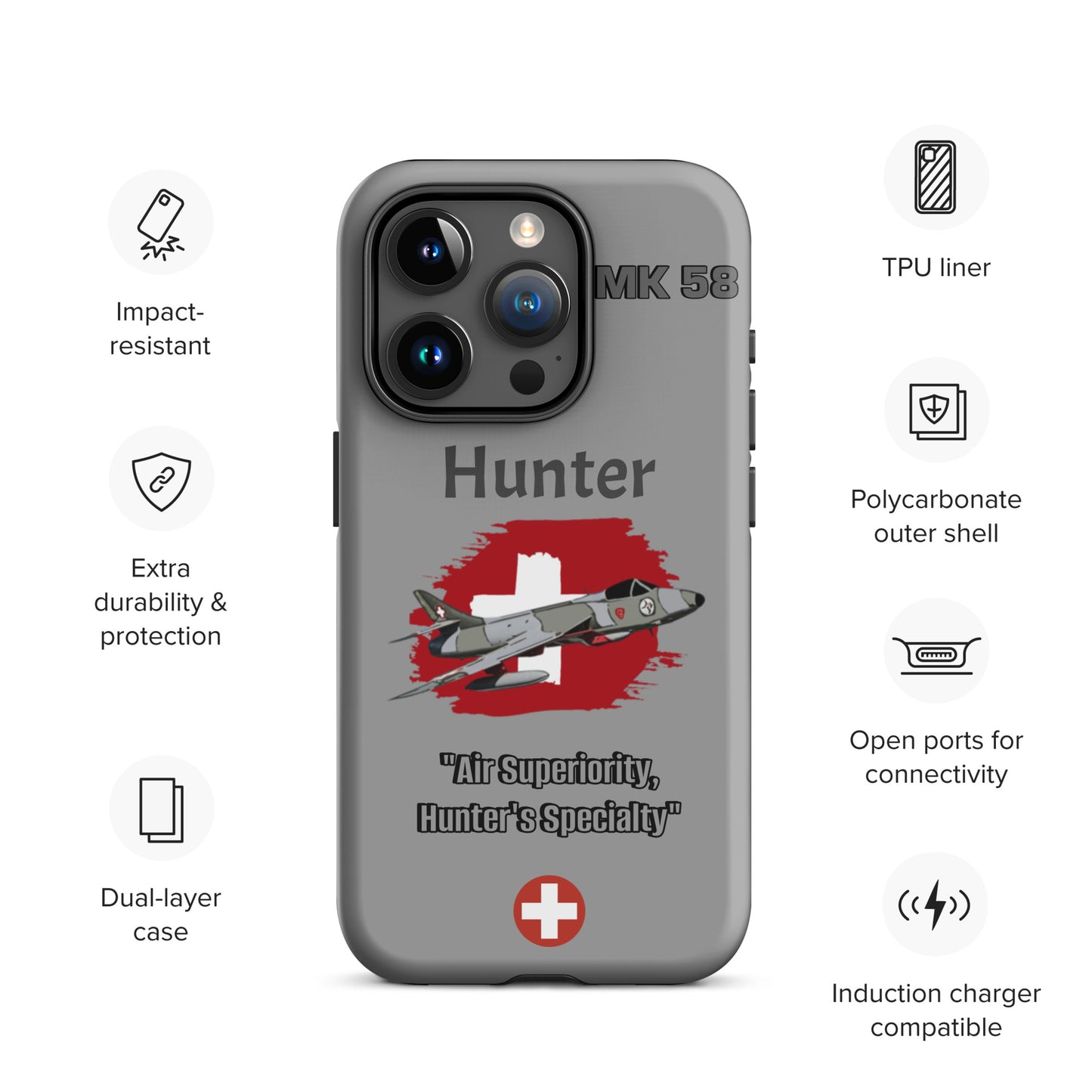 Swiss Hunter Patriot iPhone Case