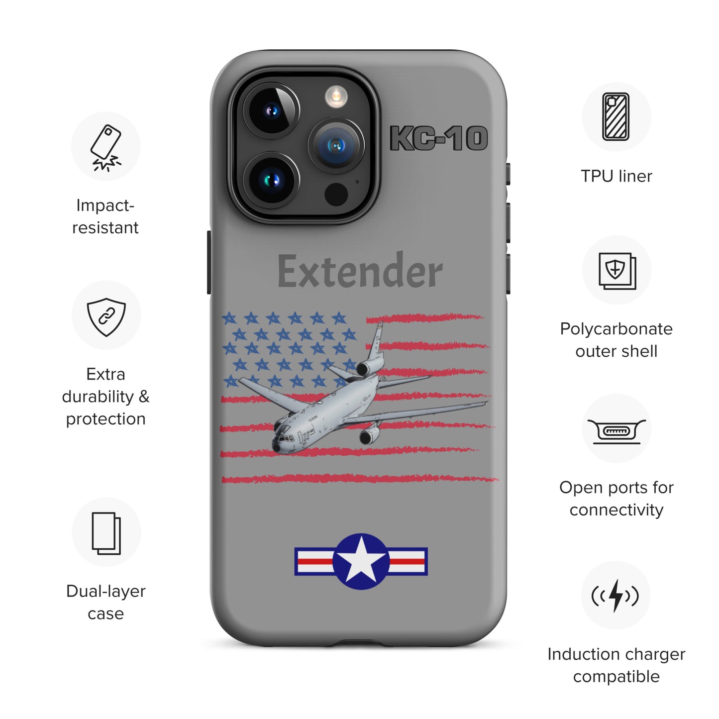 Extender Patriot iPhone Case (Without Quotes)